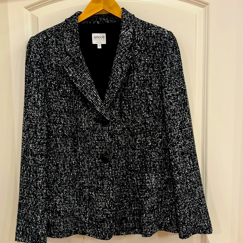 Armani Collezioni size 12 tweed jacket! Excellent condition